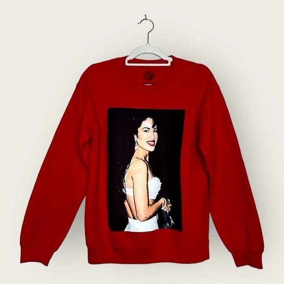 EUC | Selena | Pullover Sweatshirt | Red/Black | Small - Picture 1 of 8